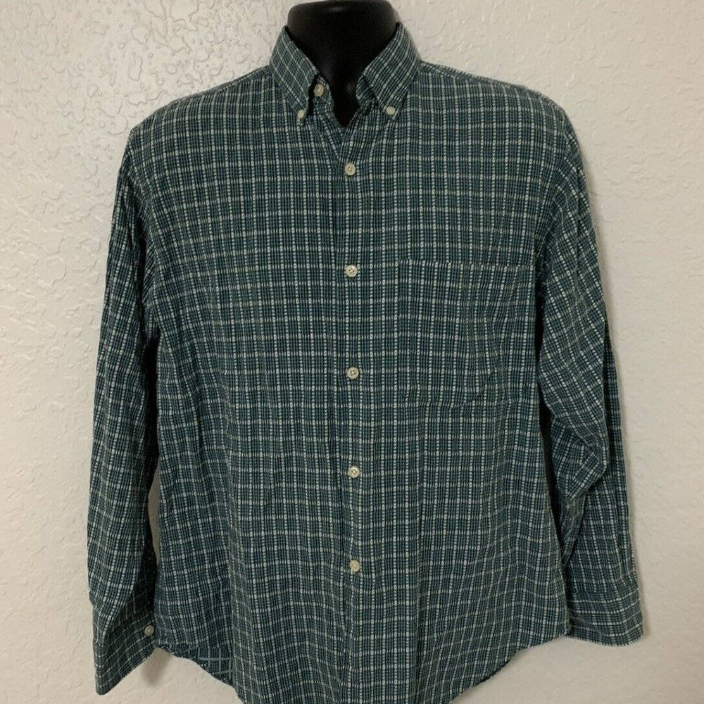Yves Saint Laurent YSL Men's Vintage Check Long Sl
